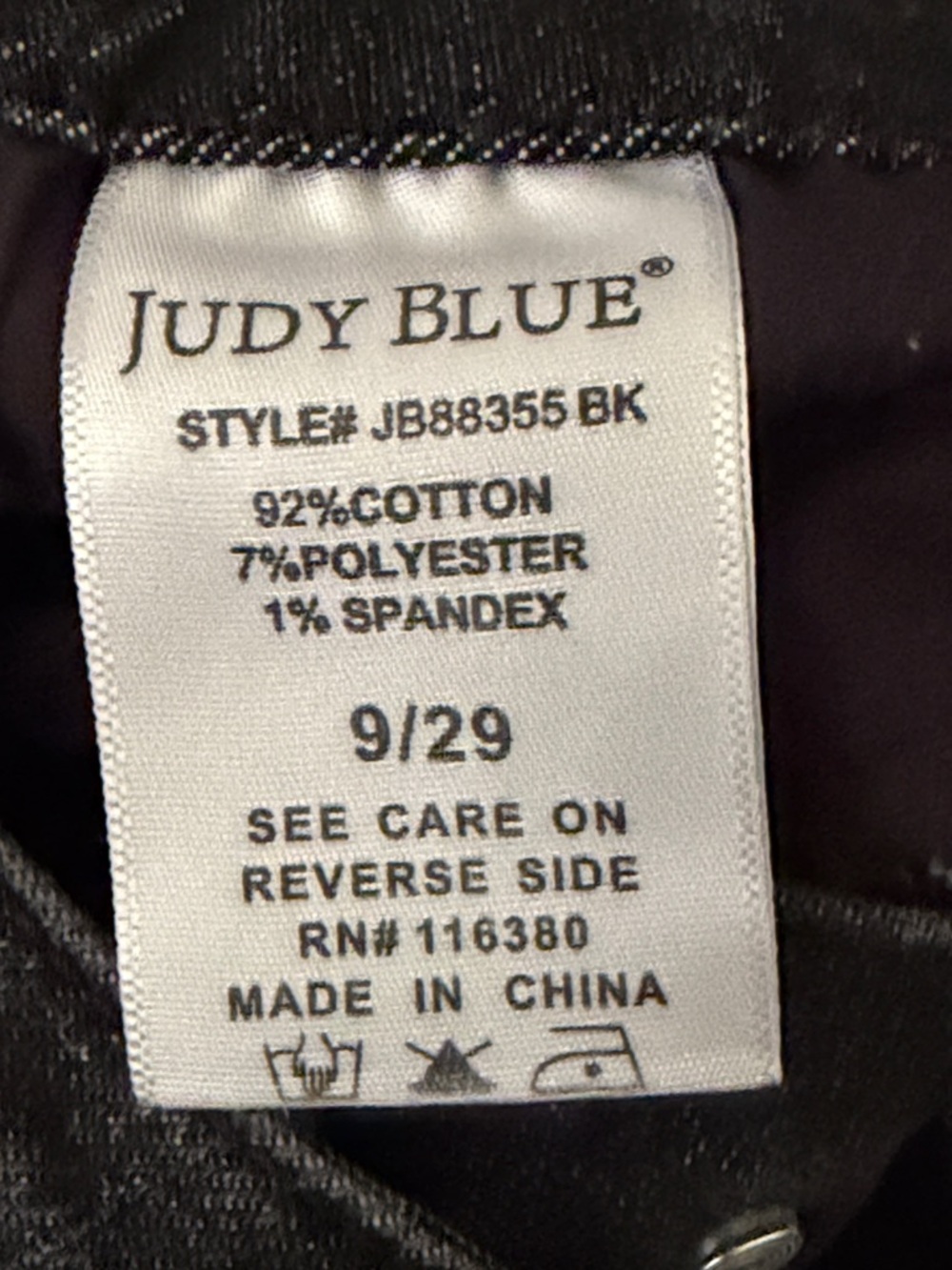 Judy Blue Washed Black High-Rise Wide-Leg Jeans 9/29 - Picture 4 of 10